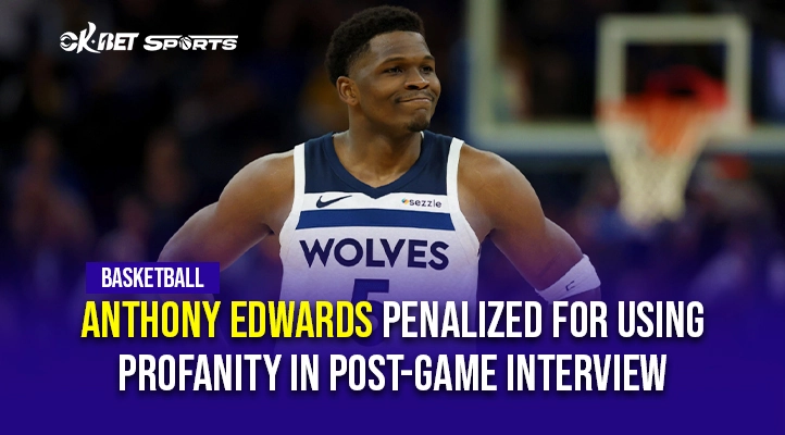 anthony edwards fined by nba for profanity