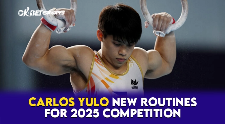 carlos yulo new routines in 2025 gymnastics competitions